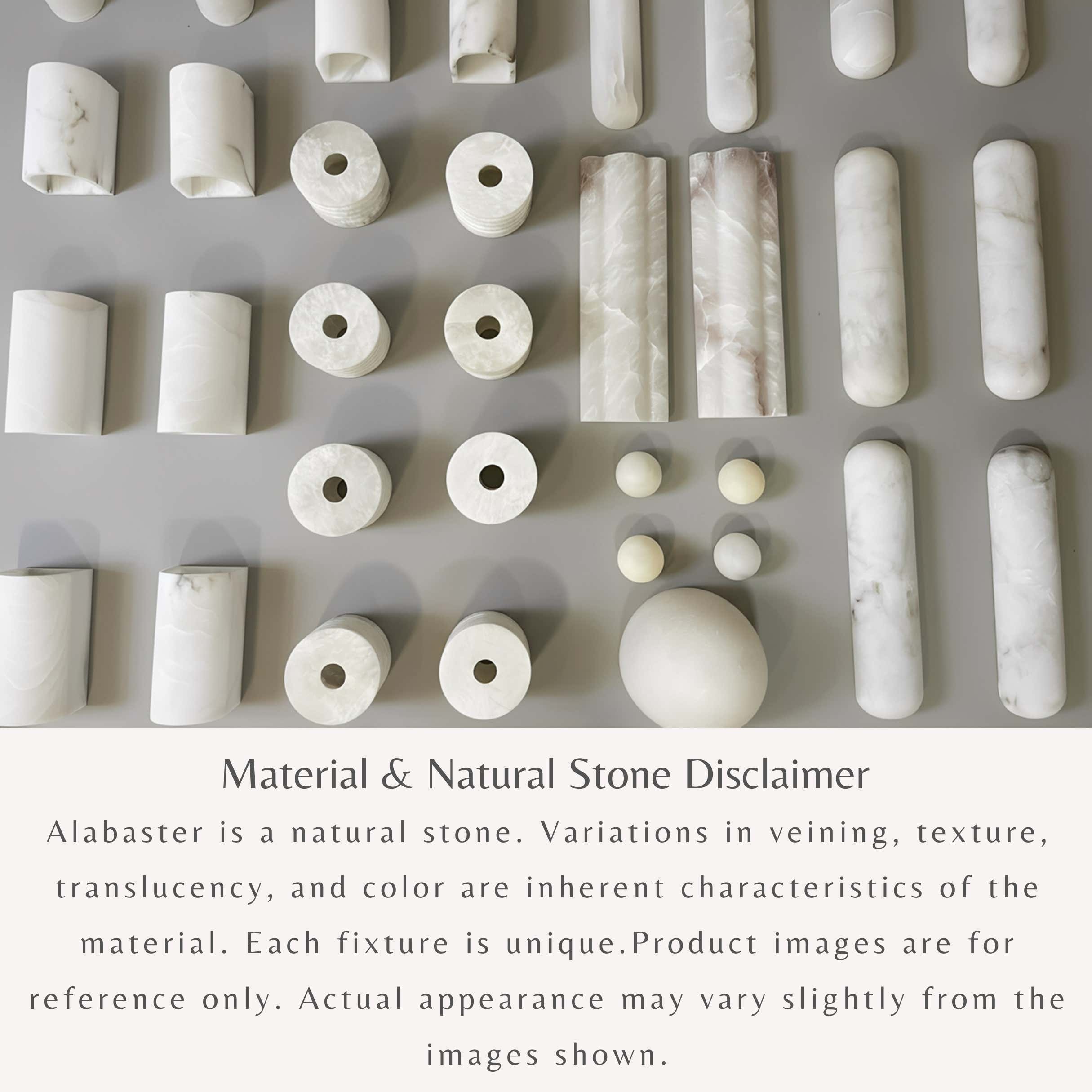 Arlo Alabaster Pendant Lights 7"D