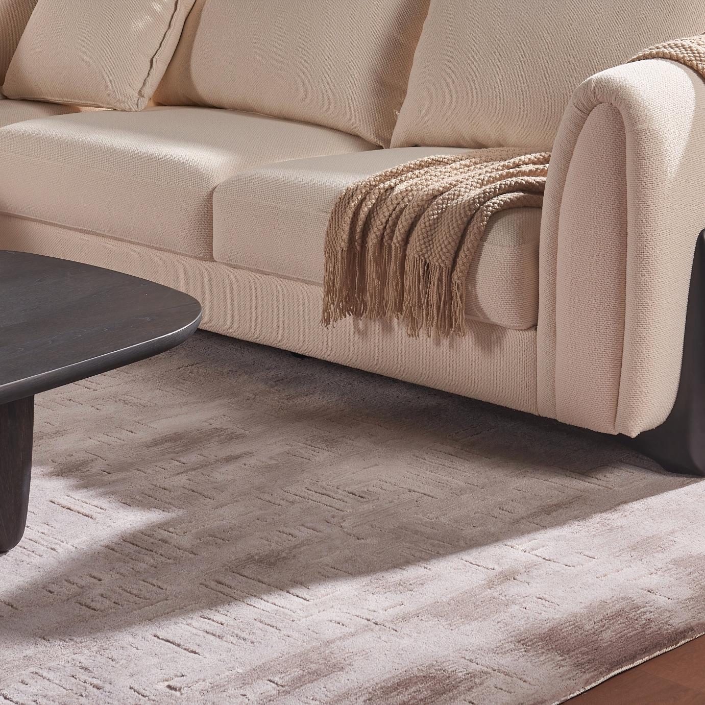 Marlow Etched Wool-Blend Rug