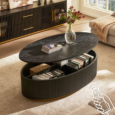 Holton 55"W Oak Coffee Table
