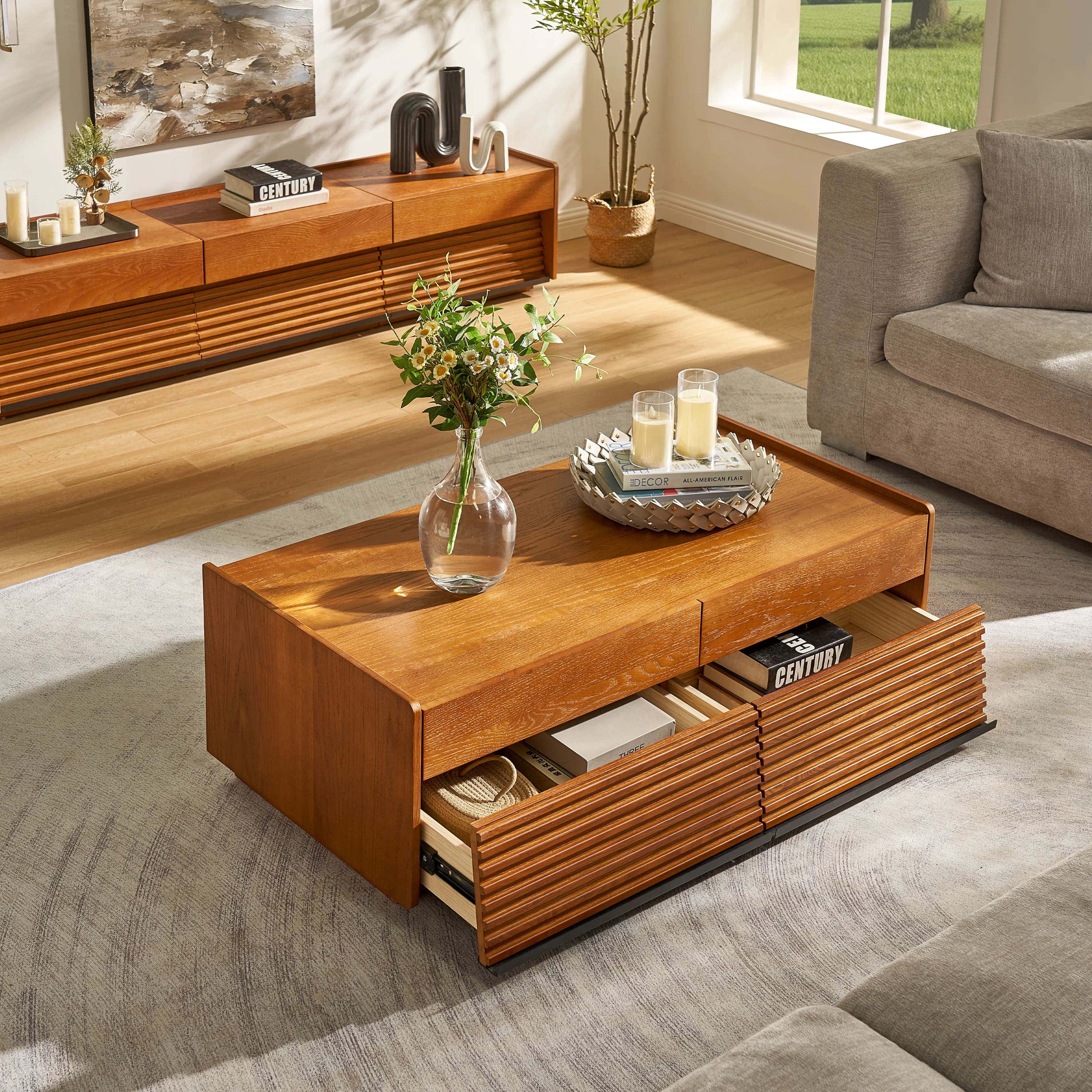 Devon Oak Coffee Table 47"W