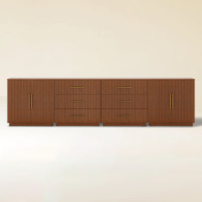 Holt Oak Modular Media Console (Set of 4)
