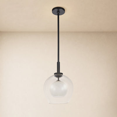 Maren Glass Globe Pendant 10"D