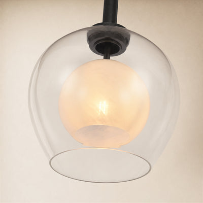 Maren Glass Globe Pendant 14"D
