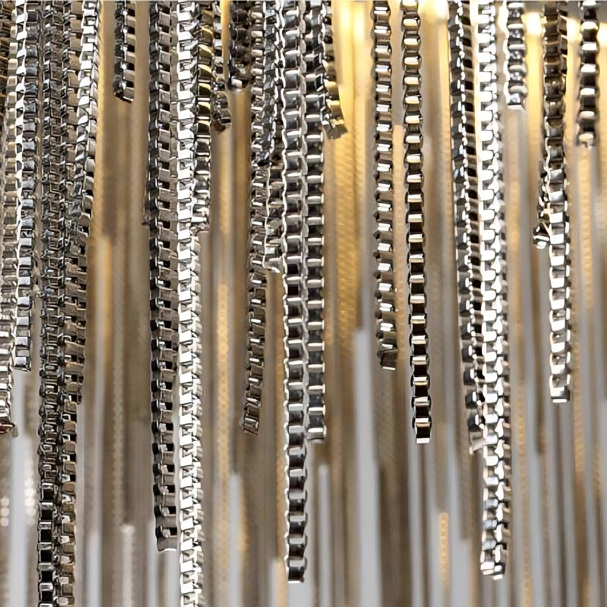 Teresa Cadena Steel Tassel Chandelier