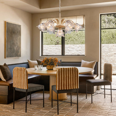 GlowMuse Crystal Round Chandelier 27"