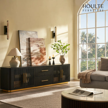 Holton Oak Media Console 91"W