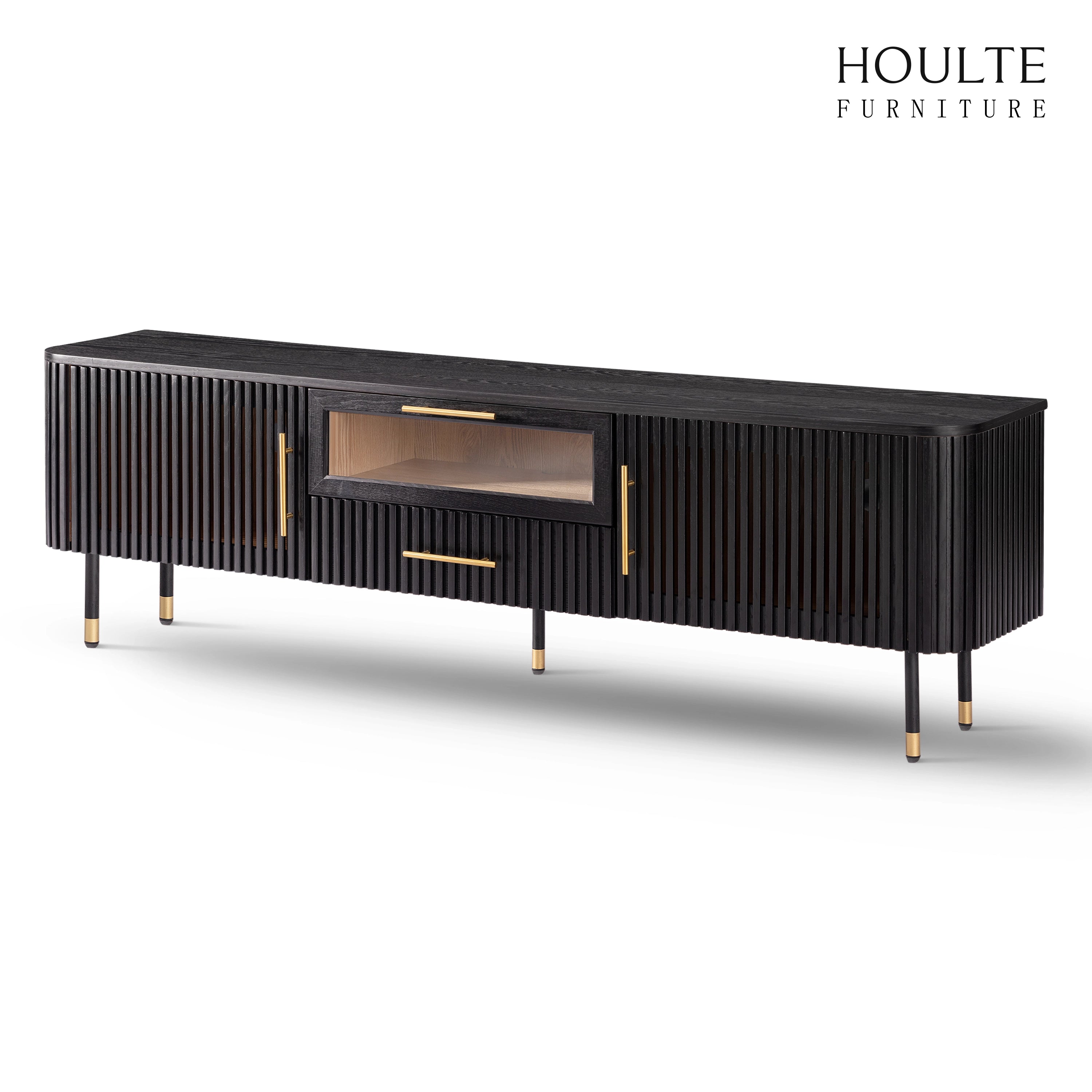 Ewan Oak Media Console 80"W