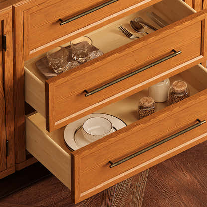 Alvar 32″ Oak 3-Drawer Chest