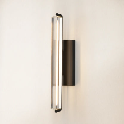 Clara Glow Crystal Single Wall Sconce 19"