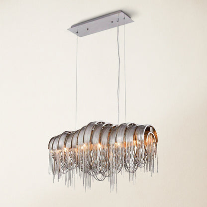 Teresa Cadena Chain Tassel Dining Room Chandelier 43"W