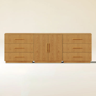 Holt Oak Modular Media Console (Set of 3)