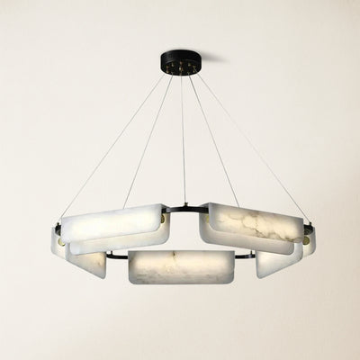 Deli Alabaster Chandelier 24″D