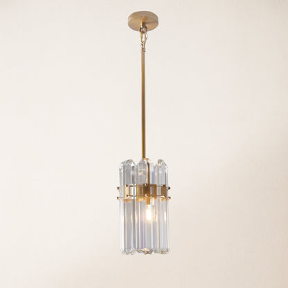 Ruby Crystal Pendant Kitchen Island Light 6.5"W