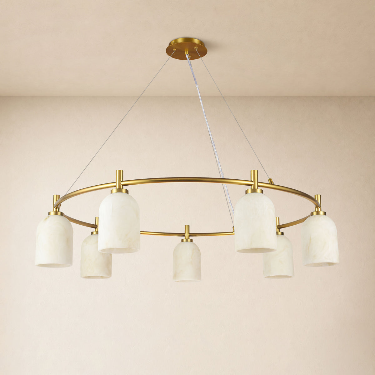 Axis Resin Ring Chandelier 40"D