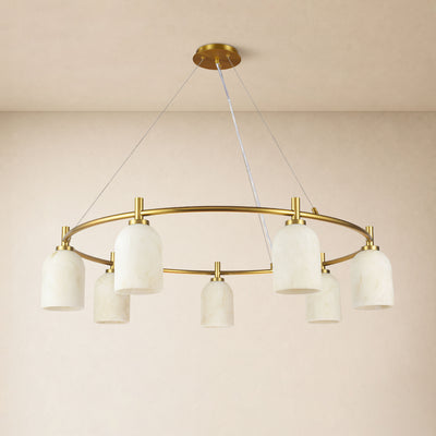 Axis Resin Ring Chandelier 40"D
