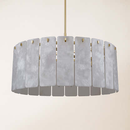 Lunara Alabaster Round Chandelier 36"W