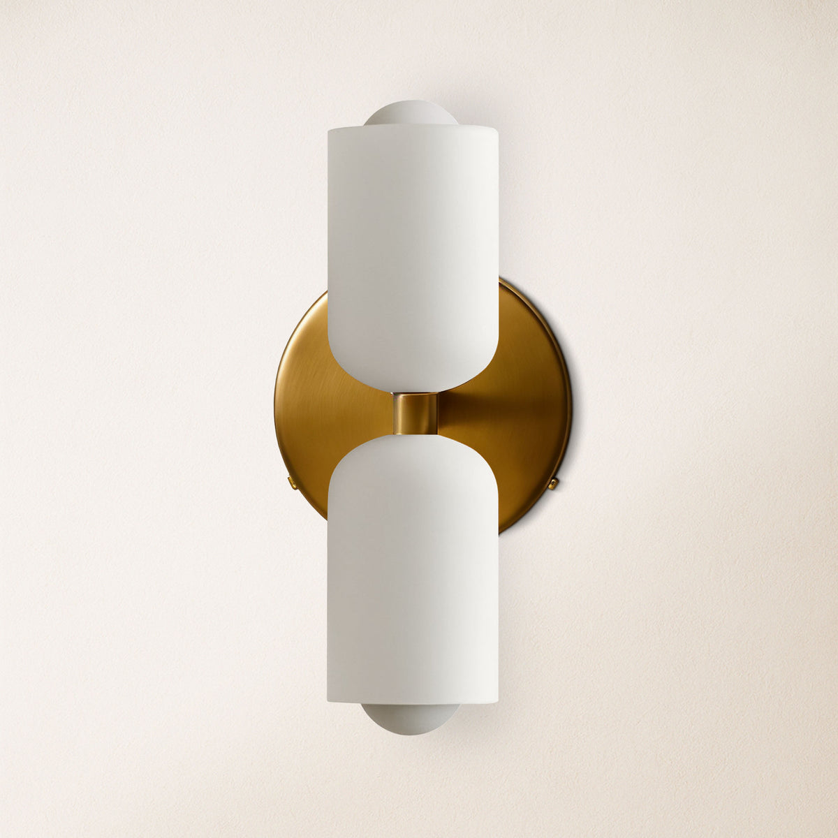 Caleb Glass Wall Sconce 9"H
