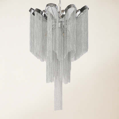 Teresa Cadena Chain Tassel Ceiling Light Fixture  16"D