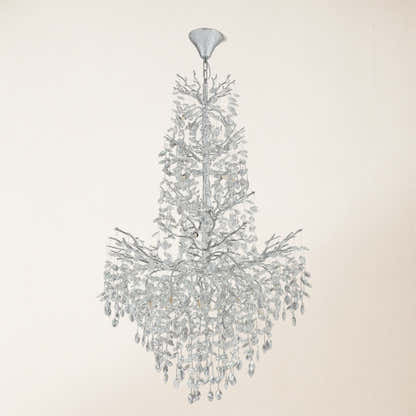 Frostleaf Crystal Cascade Grand Staircase Chandelier 61"H