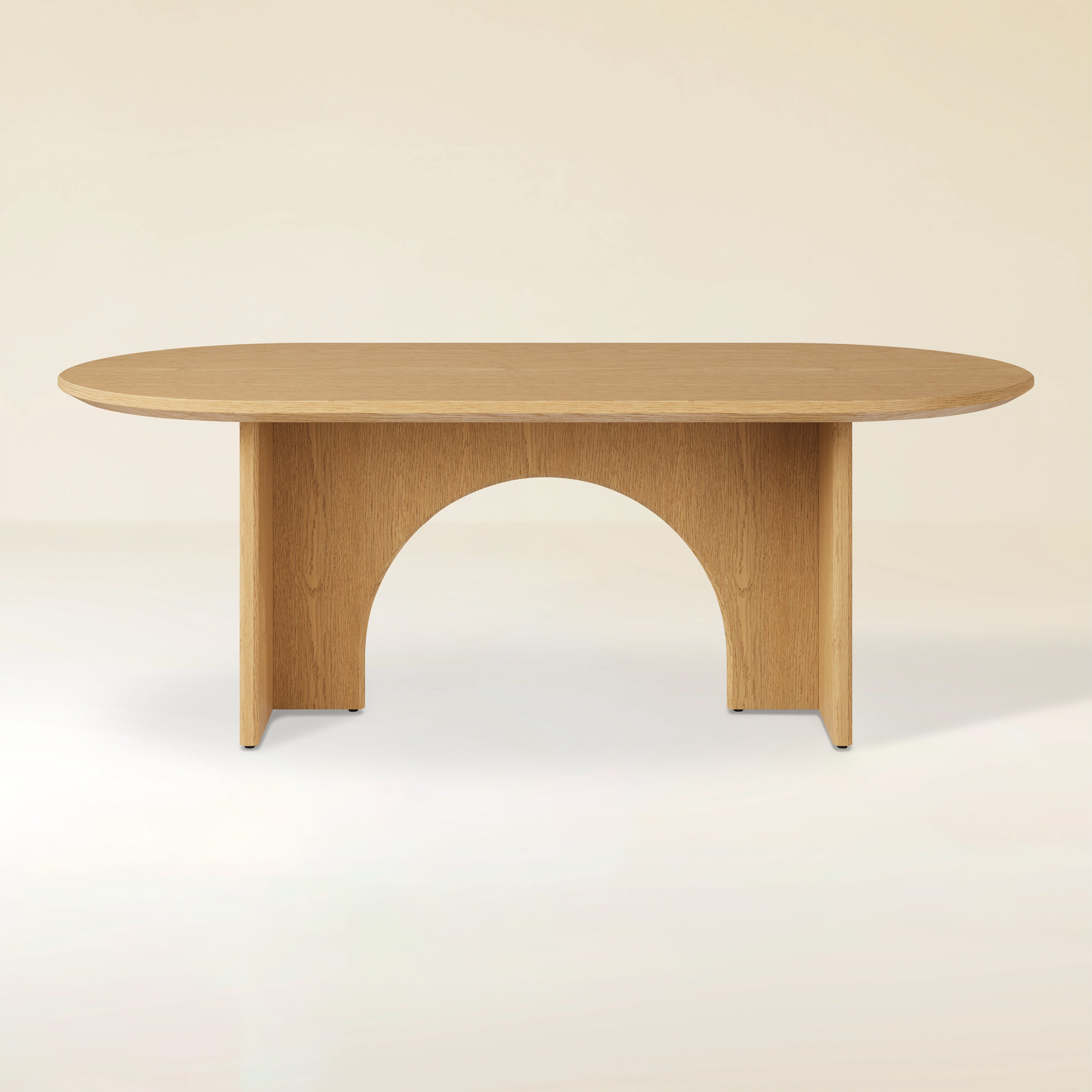 Aurora Oak Dining Table 84"