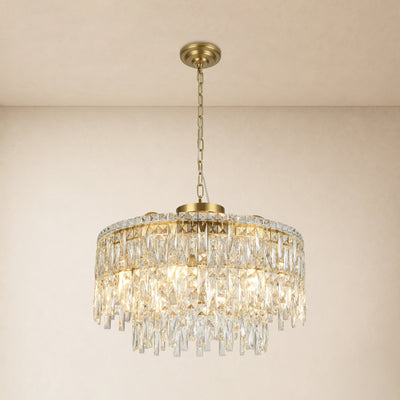 Lucentra Crystal Round Chandelier 24"W