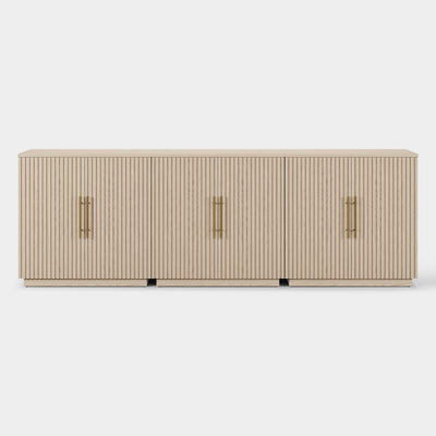 Holt 95″ Solid Oak Console(Set of 3)