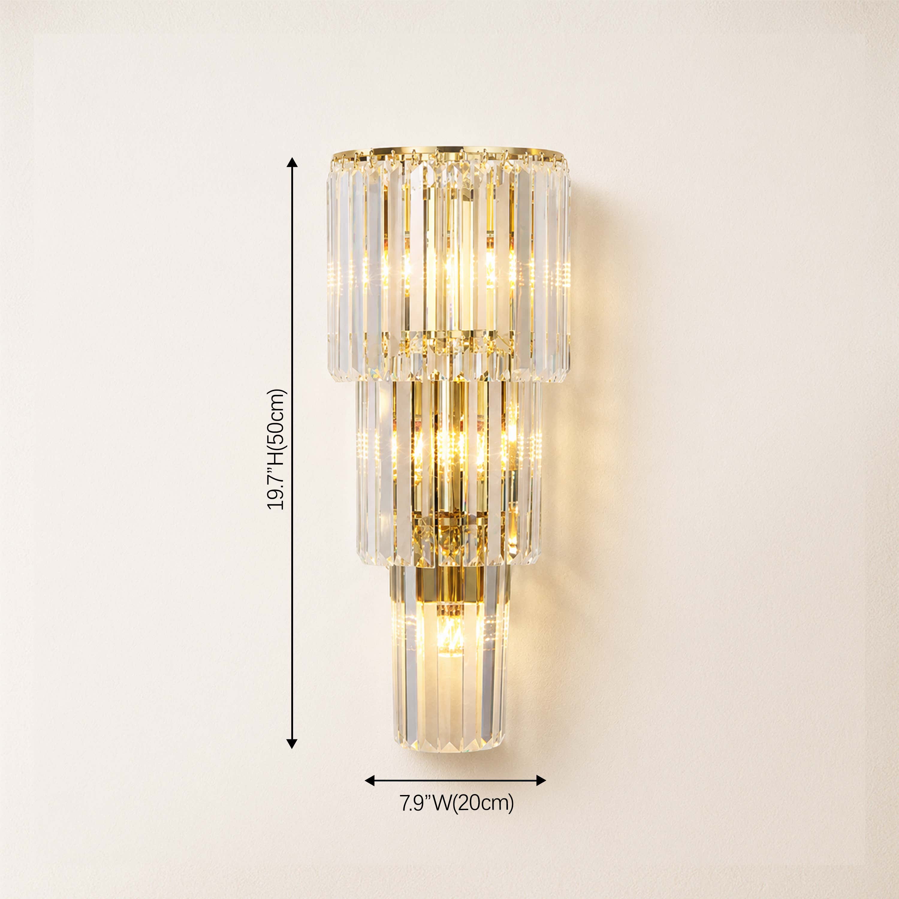 Elira Crystal Wall Lamp