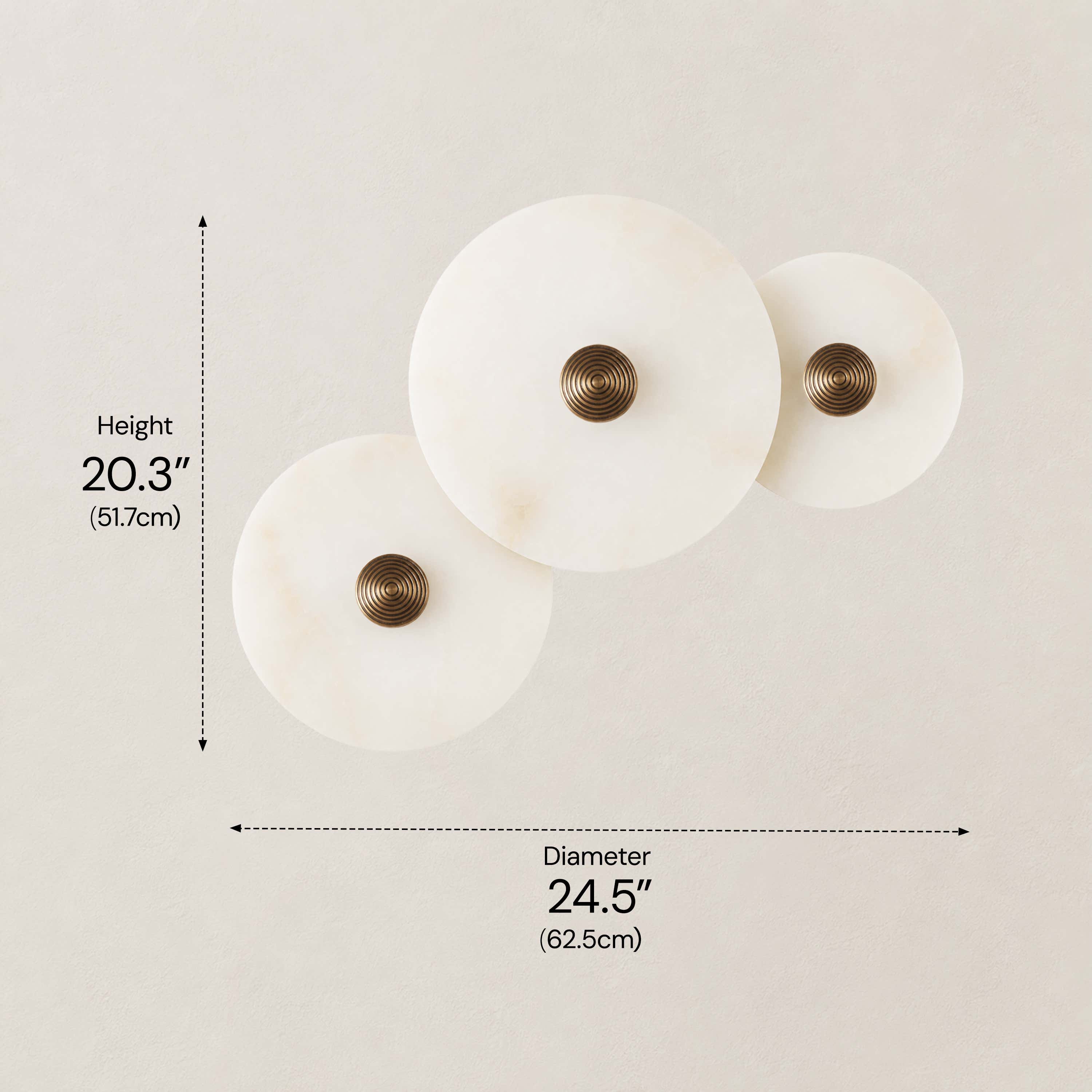 Miles Alabaster Multi-Lights Wall Sconce