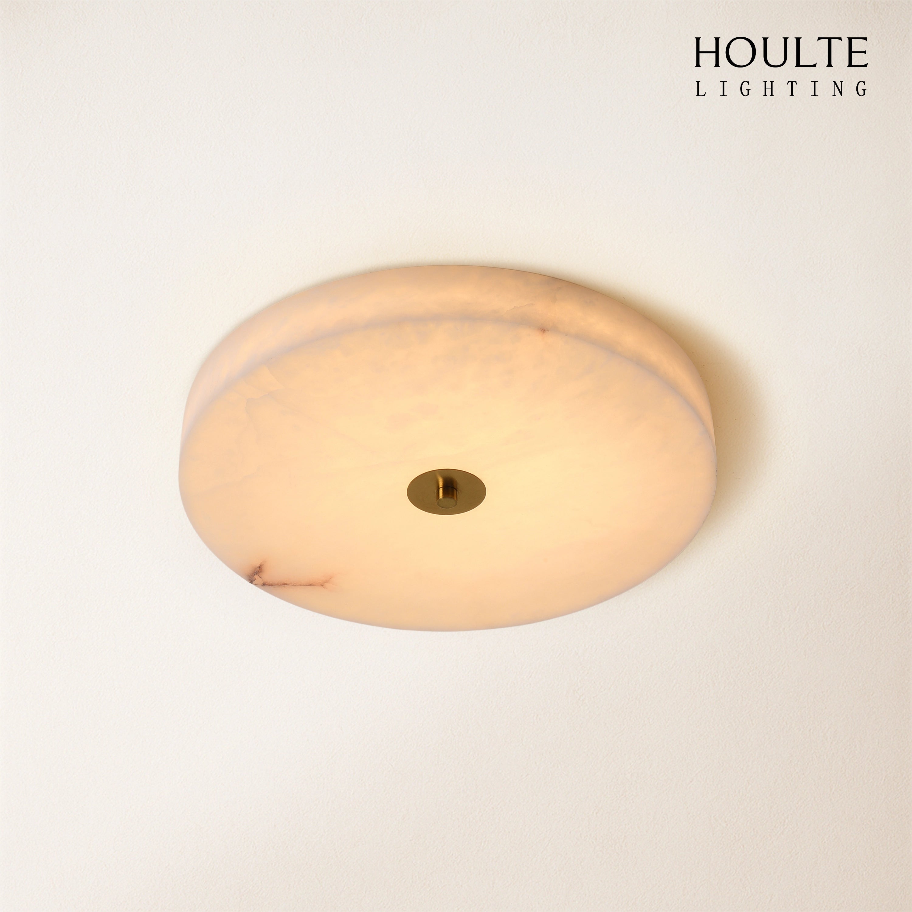 Cora Alabaster Ceiling Light 11.8"D