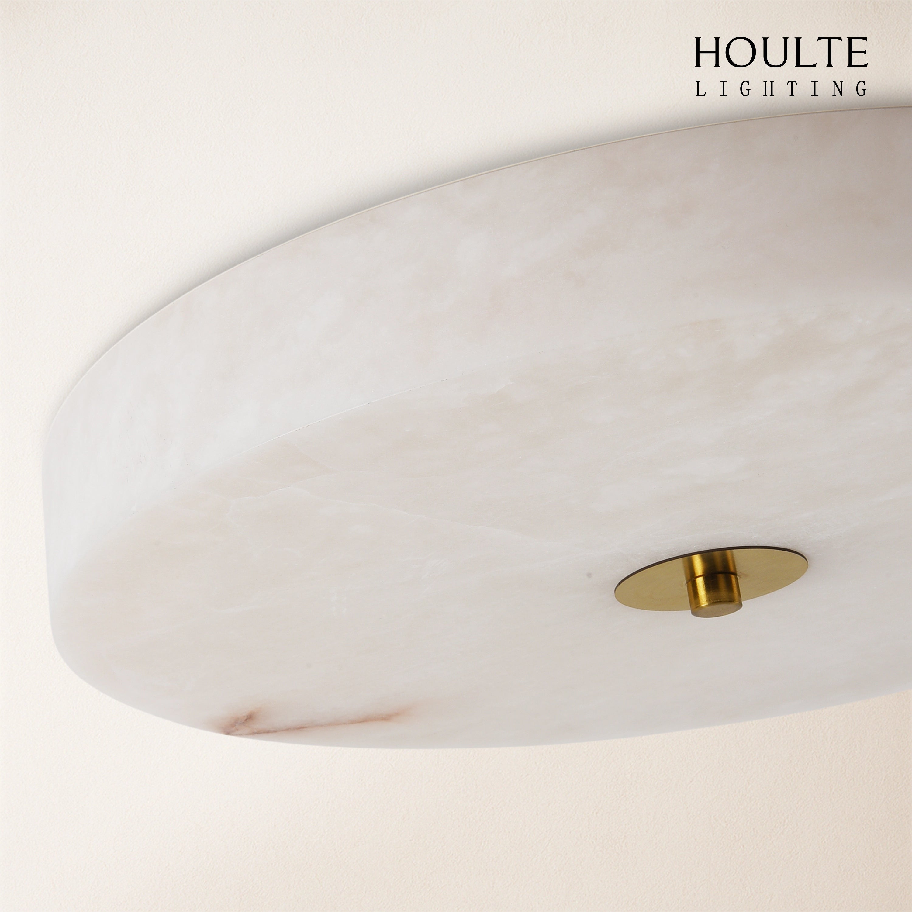 Cora Alabaster Ceiling Light 11.8"D