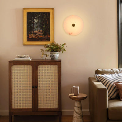 Cora Alabaster Ceiling Light 11.8"D