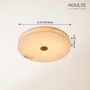 Cora Alabaster Ceiling Light 11.8"D