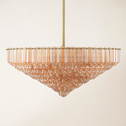 Ethereal Crystal Radiance Round Chandelier 30"D