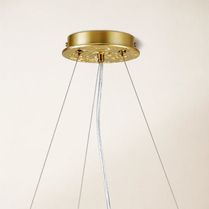 Lustre Branches Crystal Round Chandelier for All Rooms 30"