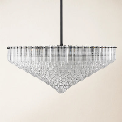 Ethereal Crystal Radiance Round Chandelier 30"D