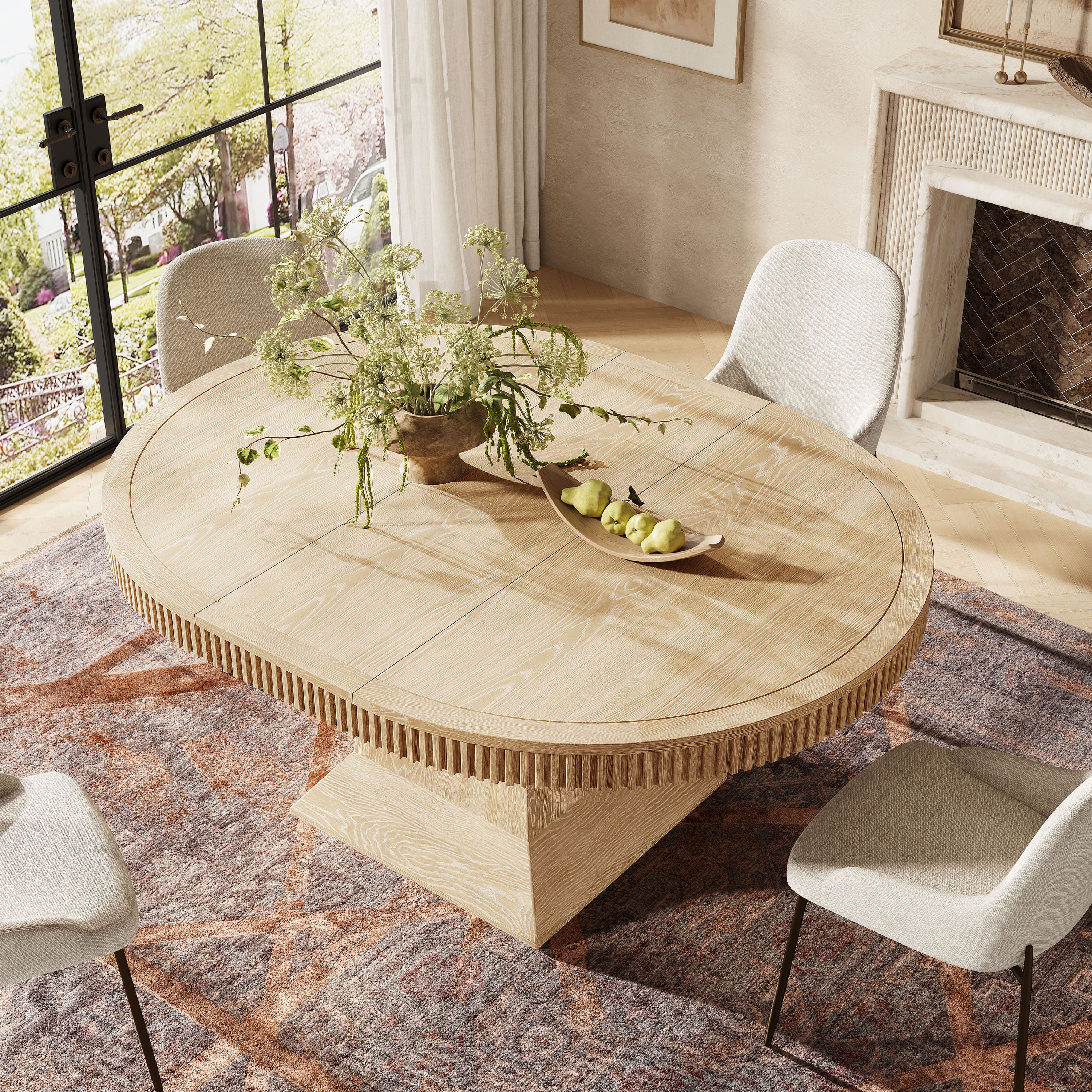 Ansel Dining Table 54" To 85"
