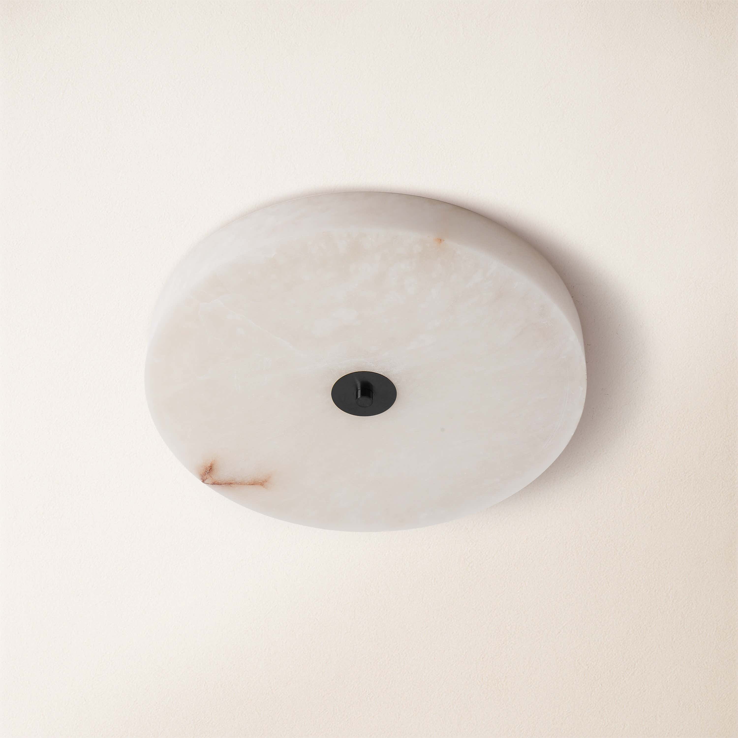 Cora Alabaster Ceiling Light 11.8"D