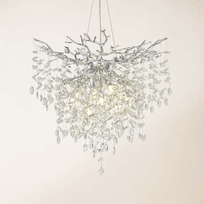 Frostleaf Crystal Grand Cascade Branches Chandelier32"D