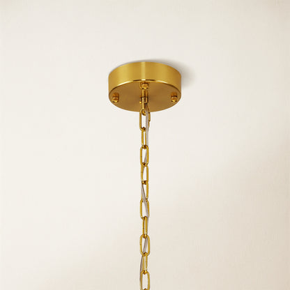 Nivislight Alabaster Round Chandelier 32"