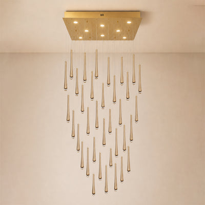 Aurelyn Crystal Square Chandelier 36"D 
