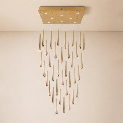Aurelyn Crystal Square Chandelier 36"D 