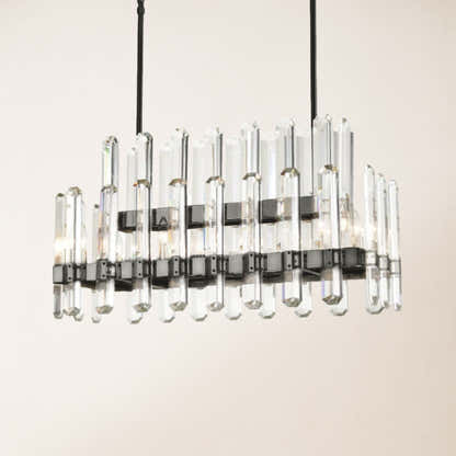 Clarion Rectangular Chandelier 36"L