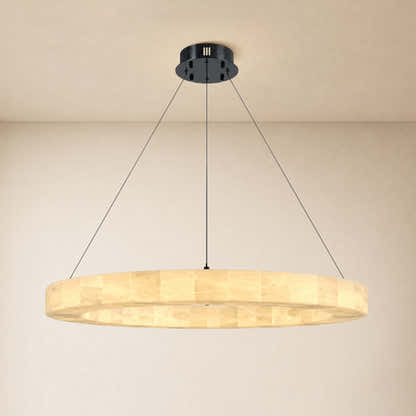 Soluna Alabaster Custom Round Chandelier