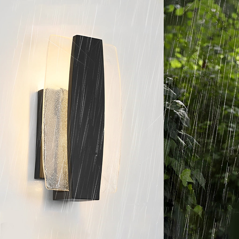 Luxshell Bubbles Glass Outdoor Wall Light