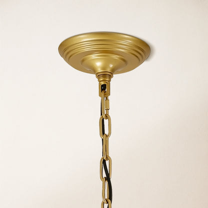 Wagon Wheel Candle Round Chandelier 64"