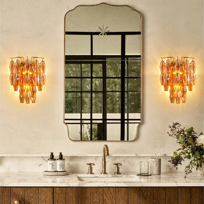 Celestial Drop Glass Wall Sconce 19.6"H