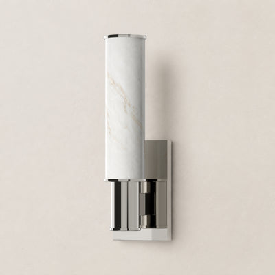 Nuvarelle Resin Single Cylinder Wall Sconce 14.2"H