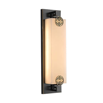 Glimmermist Copper LED Outdoor Wall Light