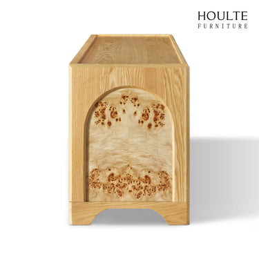 Aurora Oak Media Console 80"