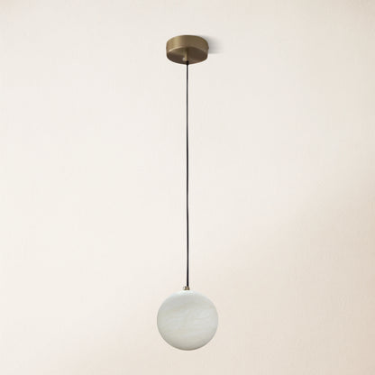 Nami Alabaster Global Ball Pendant Light 7"D